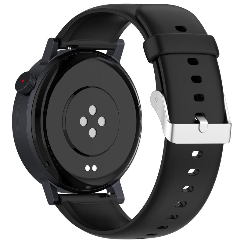 For Cmf Watch 3 Pro / Cmf Watch Pro2 Solid Color Silicone Watch Band(Black) - Image 2